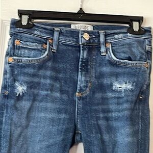 Agolde, High Rise, skinny distressed jeans, size 26